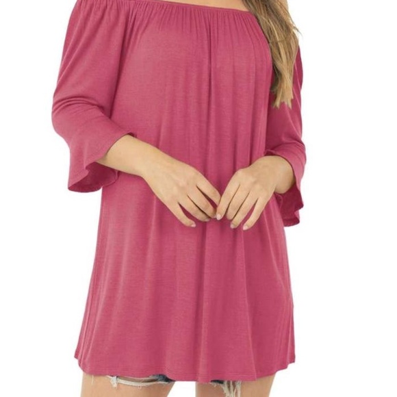 Off Shoulder Ruffled Sleeve - Picture 4 of 4